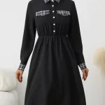 فستان قصير اسود