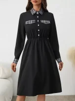فستان قصير اسود